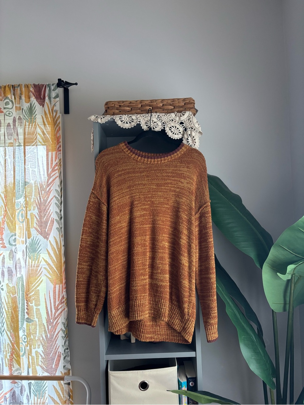 BDG urban outfitters space dyed ringer style sweater for men